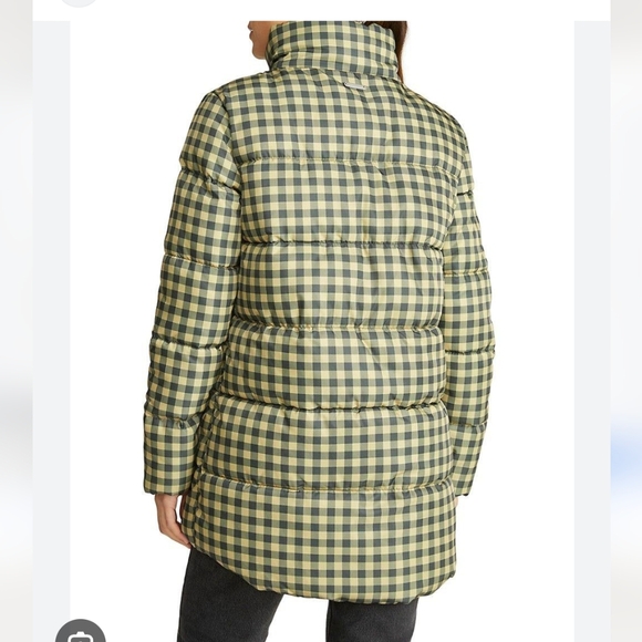 REBECCA MINKOFFGingham Check Puffer Jacket - Picture 4 of 5